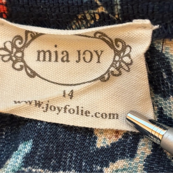 Joyfolie Mia Joy Floral Jumper Dress in Corduroy Girls Size 14 - Picture 8 of 11